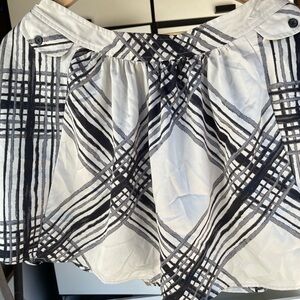 Target Black and White Striped Skirt